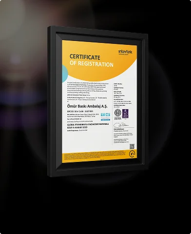 Certificate of Registration BRCGS